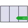 Pricing Okna skrzydłowe 3000x1800 mm REHAU OPTIMUM EURO-DESIGN 70 ANTHRACITE_GREY_STRUKTURAL dwustronny. Price: 652,72 €