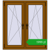 Ustalenie cen Okna skrzydłowe 1020x1130 mm REHAU ENERGY-SAVING SYNEGO MD GOLDEN OAK dwustronny. Cena: 1999,14 zł