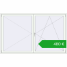 Ustalenie cen Okna skrzydłowe 2350x1450 mm REHAU OPTIMUM EURO-DESIGN 70 RAL 9016 Traffic white dwustronny. Cena: 480,31 €