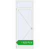 Pricing Tilt-and-Turn 900x2500 mm REHAU ENERGY-SAVING SYNEGO MD RAL 9016 Traffic white two-sided. Price: 1 620.32 PLN