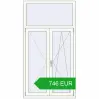 Pricing Tilt-and-Turn 990x1850 mm REHAU ENERGY-SAVING SYNEGO MD RAL 9016 Traffic white two-sided. Price: 745.86 EUR
