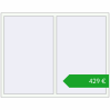 Ustalenie cen Okna skrzydłowe 1740x1360 mm KORSA OPTIMUM REHAU EURO 70. Cena: 428,97 €