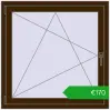 Pricing Tilt-and-Turn 1000x1000 mm EPSILON OPTIMA DARK_OAK two-sided. Price: 169,68 €