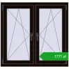 Ustalenie cen Okna skrzydłowe 1095x1040 mm REHAU ENERGY-SAVING SYNEGO MD BLACK_BROWN dwustronny. Cena: 1771,03 zł