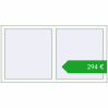 Ustalenie cen Okna skrzydłowe 1420x770 mm KORSA OPTIMUM REHAU EURO 70. Cena: 293,93 €