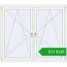 Pricing Tilt-and-Turn 1775x1520 mm REHAU OPTIMUM EURO-DESIGN 70 RAL 9016 Traffic white two-sided. Price: 512.47 EUR