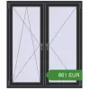 Pricing Tilt-and-Turn 1300x1500 mm KORSA OPTIMUM REHAU EURO 70. Price: 860.59 EUR
