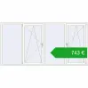 Ustalenie cen Okna skrzydłowe 2800x1400 mm REHAU OPTIMUM EURO-DESIGN 70 ANTHRACITE_GREY_STRUKTURAL zewnętrzny. Cena: 743,32 €