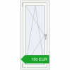 Ustalenie cen Okna skrzydłowe 595x1435 mm REHAU OPTIMUM EURO-DESIGN 70 RAL 9016 Traffic white dwustronny. Cena: 149.84 EUR