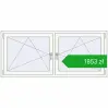 Ustalenie cen Okna skrzydłowe 1725x755 mm REHAU ENERGY-SAVING SYNEGO MD BLACK_ULTI-MATT zewnętrzny. Cena: 1852,76 zł
