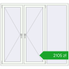 Pricing Tilt-and-Turn 1800x1650 mm REHAU OPTIMUM EURO-DESIGN 70 RAL 9016 Traffic white two-sided. Price: 2105,31 zł