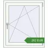 Pricing Tilt-and-Turn 800x920 mm KORSA OPTIMUM REHAU EURO 70. Price: 262.4 EUR