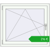 Ustalenie cen Okna skrzydłowe 950x830 mm KORSA OPTIMUM REHAU EURO 70. Cena: 263,42 €