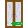 Pricing Tilt-and-Turn 1005x1580 mm REHAU ENERGY-SAVING SYNEGO MD GOLDEN OAK two-sided. Price: 2507,02 zł