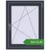 Pricing Tilt-and-Turn 700x900 mm KORSA ENERGY-SAVING REHAU SYNEGO MD. Price: 504.19 EUR