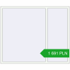 Pricing Tilt-and-Turn 1800x1500 mm REHAU OPTIMUM EURO-DESIGN 70 RAL 9016 Traffic white two-sided. Price: 1 690.51 PLN