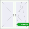 Pricing Tilt-and-Turn 1450x1450 mm REHAU ENERGY-SAVING SYNEGO MD RAL 9016 Traffic white two-sided. Price: 578.51 EUR