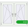 Ustalenie cen Okna skrzydłowe 1005x890 mm REHAU ENERGY-SAVING SYNEGO MD DARK_OAK zewnętrzny. Cena: 324,39 €