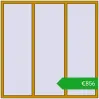 Pricing Tilt-and-Turn 1800x1800 mm ALU STANDARD 72 RAL 1005 Honey yellow two-sided. Price: 856,30 €