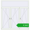 Pricing Tilt-and-Turn 1995x2115 mm REHAU OPTIMUM EURO-DESIGN 70 RAL 9016 Traffic white two-sided. Price: 840,41 €