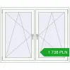 Pricing Tilt-and-Turn 1460x1170 mm REHAU OPTIMUM EURO-DESIGN 70 RAL 9016 Traffic white two-sided. Price: 1 737.63 PLN