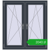 Ustalenie cen Okna skrzydłowe 1050x1145 mm REHAU ENERGY-SAVING SYNEGO MD ANTHRACITE_GREY_STRUKTURAL dwustronny. Cena: 2040,08 zł