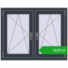 Ustalenie cen Okna skrzydłowe 1035x815 mm REHAU ENERGY-SAVING SYNEGO MD ANTHRACITE_GREY_STRUKTURAL dwustronny. Cena: 1659,29 zł