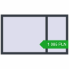 Pricing Tilt-and-Turn 1470x870 mm REHAU OPTIMUM EURO-DESIGN 70 ANTHRACITE_GREY_STRUKTURAL two-sided. Price: 1 084.75 PLN