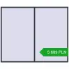 Pricing Tilt-and-Turn 2800x2300 mm REHAU ENERGY-SAVING SYNEGO MD ANTHRACITE_GREY_STRUKTURAL two-sided. Price: 5 689.21 PLN