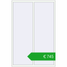 Ustalenie cen Okna skrzydłowe 1500x2250 mm ALU STANDARD 72 RAL 9016 Traffic white dwustronny. Cena: 745,28 €