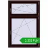 Pricing Tilt-and-Turn 1000x1500 mm REHAU OPTIMUM EURO-DESIGN 70 CHOCOLATE_BROWN two-sided. Price: 2 231.54 PLN