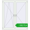 Pricing Tilt-and-Turn 1300x1500 mm REHAU OPTIMUM EURO-DESIGN 70 RAL 9016 Traffic white two-sided. Price: 1 881.69 PLN