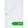 Pricing Tilt-and-Turn 1000x1500 mm REHAU ENERGY-SAVING SYNEGO MD RAL 9016 Traffic white two-sided. Price: 259,41 €