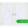 Pricing Tilt-and-Turn 1500x1250 mm REHAU OPTIMUM EURO-DESIGN 70 RAL 9016 Traffic white two-sided. Price: 1 767.57 PLN