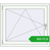 Pricing Tilt-and-Turn 950x830 mm REHAU OPTIMUM EURO-DESIGN 70 RAL 9016 Traffic white two-sided. Price: 849.87 PLN