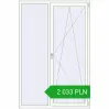 Pricing Tilt-and-Turn 1400x2100 mm REHAU OPTIMUM EURO-DESIGN 70 RAL 9016 Traffic white two-sided. Price: 2 032.66 PLN