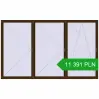 Pricing Tilt-and-Turn 3800x2300 mm REHAU ENERGY-SAVING SYNEGO MD DARK_OAK two-sided. Price: 11 390.57 PLN
