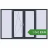 Pricing Tilt-and-Turn 2000x1295 mm KORSA OPTIMUM REHAU EURO 70. Price: 1 048.4 EUR