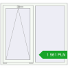 Pricing Tilt-and-Turn 1300x1200 mm REHAU OPTIMUM EURO-DESIGN 70 RAL 9016 Traffic white two-sided. Price: 1 561.46 PLN