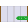 Pricing Tilt-and-Turn 3000x1800 mm REHAU OPTIMUM EURO-DESIGN 70 GOLDEN OAK two-sided. Price: 4 600.55 PLN