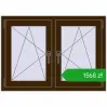 Ustalenie cen Okna skrzydłowe 1035x740 mm REHAU ENERGY-SAVING SYNEGO MD DARK_OAK dwustronny. Cena: 1568,39 zł