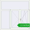 Pricing Tilt-and-Turn 1500x1500 mm REHAU OPTIMUM EURO-DESIGN 70 RAL 9016 Traffic white two-sided. Price: 2 113.72 PLN