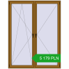 Pricing Tilt-and-Turn 1700x2200 mm REHAU ENERGY-SAVING SYNEGO MD LIGHT_OAK two-sided. Price: 5 179 PLN