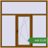 Pricing Tilt-and-Turn 1800x1800 mm KORSA OPTIMUM REHAU EURO 70. Price: 446 EUR