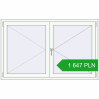 Pricing Tilt-and-Turn 1600x1000 mm REHAU OPTIMUM EURO-DESIGN 70 RAL 9016 Traffic white two-sided. Price: 1 647.01 PLN