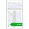 Pricing Tilt-and-Turn 1000x1800 mm REHAU OPTIMUM EURO-DESIGN 70 RAL 9016 Traffic white two-sided. Price: 1978,73 zł