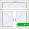 Ustalenie cen Okna skrzydłowe 1300x1300 mm REHAU OPTIMUM EURO-DESIGN 70 RAL 9016 Traffic white dwustronny. Cena: 2148,94 zł