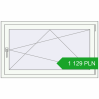 Pricing Tilt-and-Turn 1200x700 mm REHAU OPTIMUM EURO-DESIGN 70 RAL 9016 Traffic white two-sided. Price: 1 128.63 PLN
