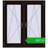 Pricing Tilt-and-Turn 1020x1130 mm REHAU ENERGY-SAVING SYNEGO MD BLACK_BROWN two-sided. Price: 1816,52 zł