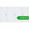 Pricing Tilt-and-Turn 2600x1400 mm REHAU ENERGY-SAVING SYNEGO MD RAL 9016 Traffic white two-sided. Price: 4 636.07 PLN